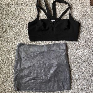 Sparkly Express Mini Skirt - Size 0